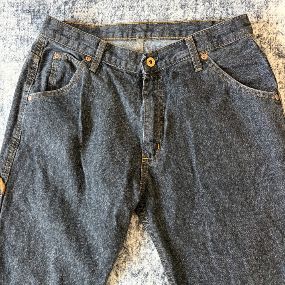 Polo Jeans Ralph Lauren Carpenter Pants Mens 29x30 Dark Wash Blue Denim Utility - Picture 2 of 8